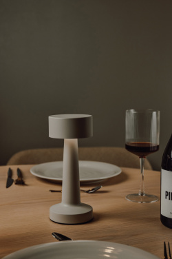 Logotrade mainoslahja ja liikelahja kuva: VINGA Maris RSC  -pöytävalaisin kierrätettyä muovia